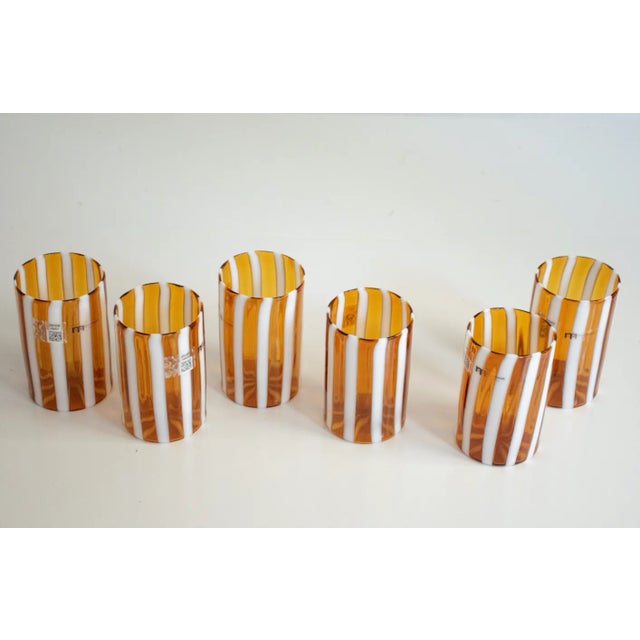 Glass Glasses by Iskra for Ribes Studio, Set of 6 For Sale - Image 7 of 18