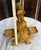 Gold Antique French Rococo Gilt Brass Cherub Figural Double Inkwell Desk Stand 7.5” For Sale - Image 8 of 8