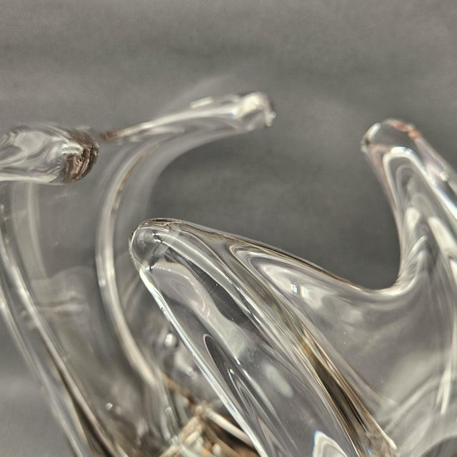 1960s Glass Art Centerpiece from Vannes Le Chatel, 1960s For Sale - Image 5 of 9