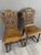Pair of Baroque-Style Carved Wooden Chairs Exquisite pair of chairs, embodying the splendor and sophistication of the...