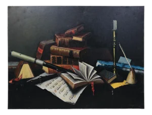 Oil on Canvas ，Trompe-L'œil Artrealistic Still Life Imagery .