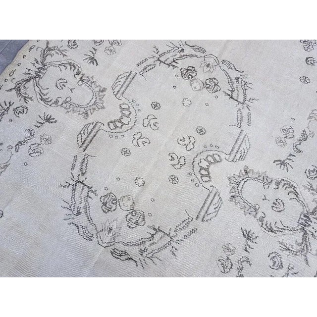 1960s Floral Handknotted Vintage Tribal Rug For Sale - Image 4 of 11