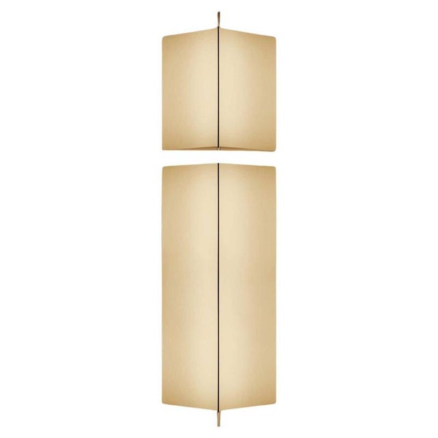 3T09 Bronze Structure and Ivory Fabric Wall Lamp by Neri & Hu for Cassina For Sale - Image 9 of 9