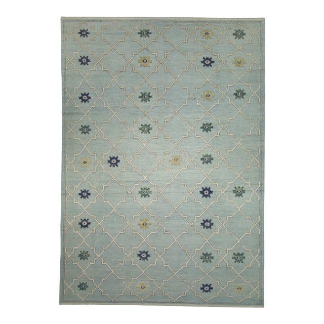 Turkish Oushak Runner Rug 2'10" x 15'11" #17901 For Sale