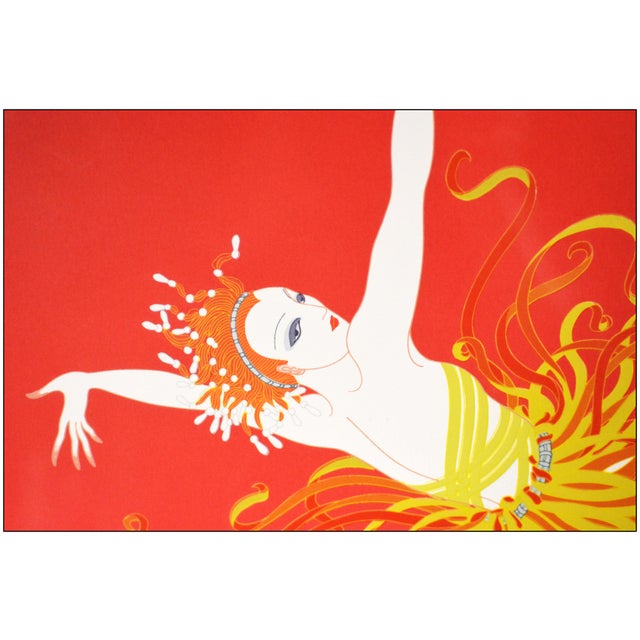 Erté 20th Century Applause Embossed Serigraph Erté For Sale - Image 4 of 7