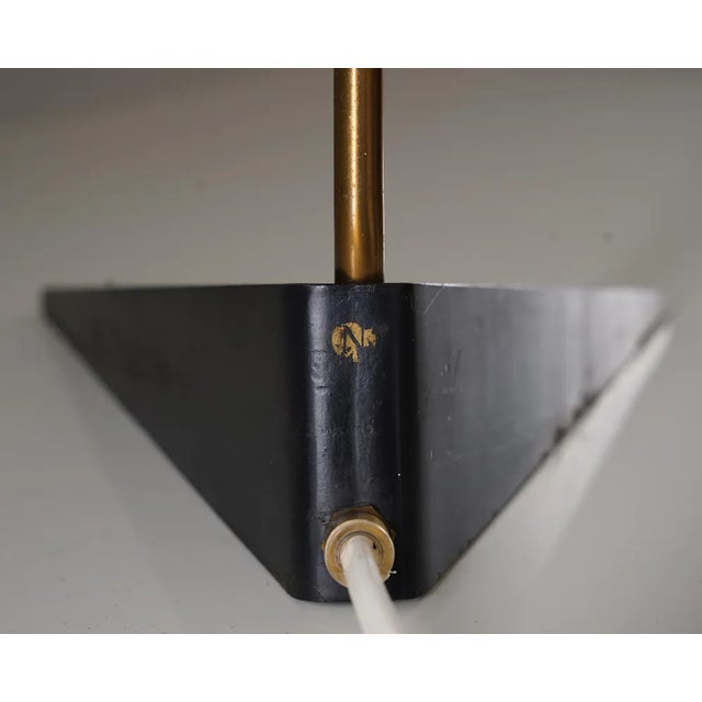 Mid-Century Scandinavian Table Lamp attributed to Svend Aage Holm Sørensen for Asea, 1950s For Sale - Image 9 of 11