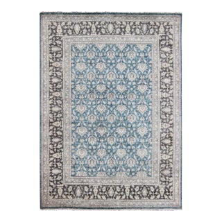 Tabriz Rug in Wool With All-Over Design by Keivan Woven Arts For Sale