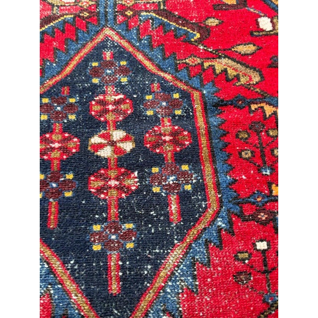 Vintage Mazlaghan Rug, 1950s For Sale - Image 13 of 18