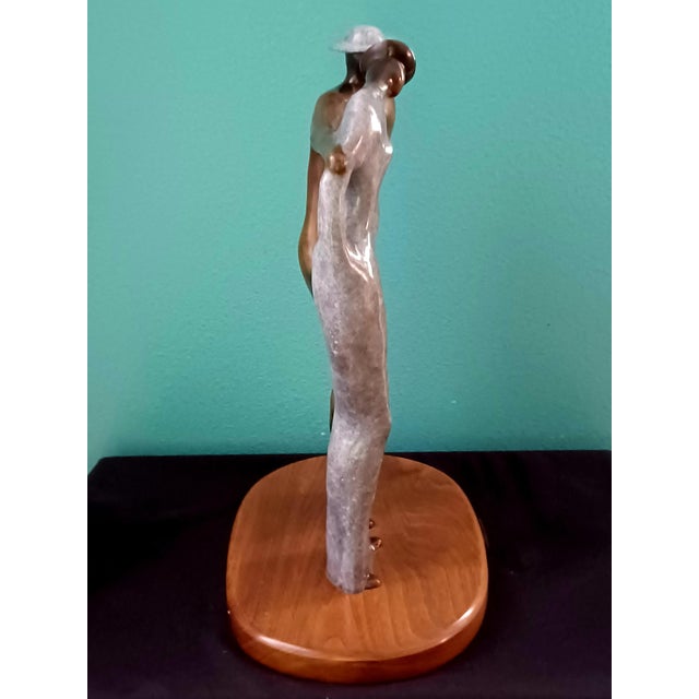 Metal Rare Vintage 2003 Guilloume Perez Empathy Bronze Sculpture Limited Edition 4/18 For Sale - Image 7 of 18