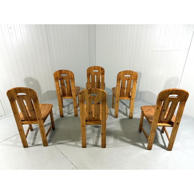 Dining Chairs from Effezeta, Italy, 1970s, Set of 6 For Sale - Image 12 of 18
