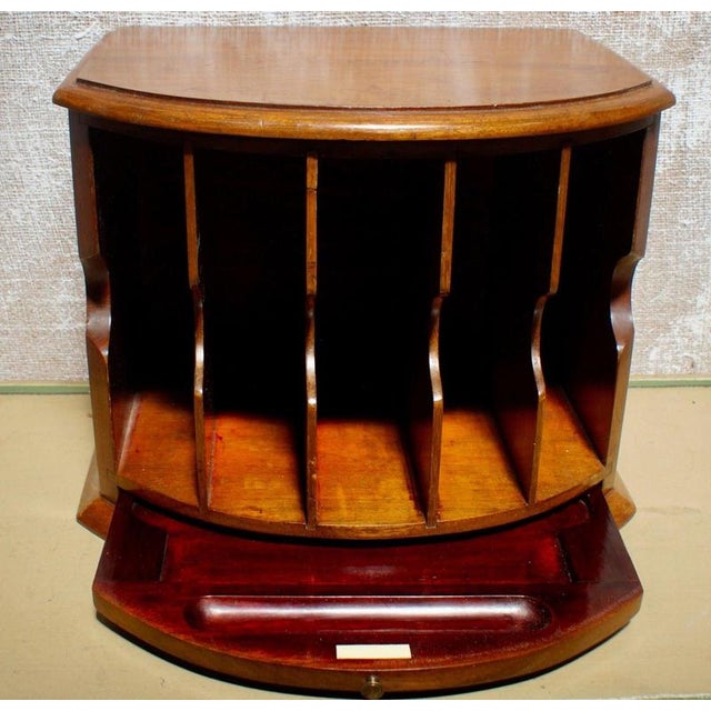 Antique English Edwardian Oak Telegram Box, 1900 For Sale - Image 3 of 7