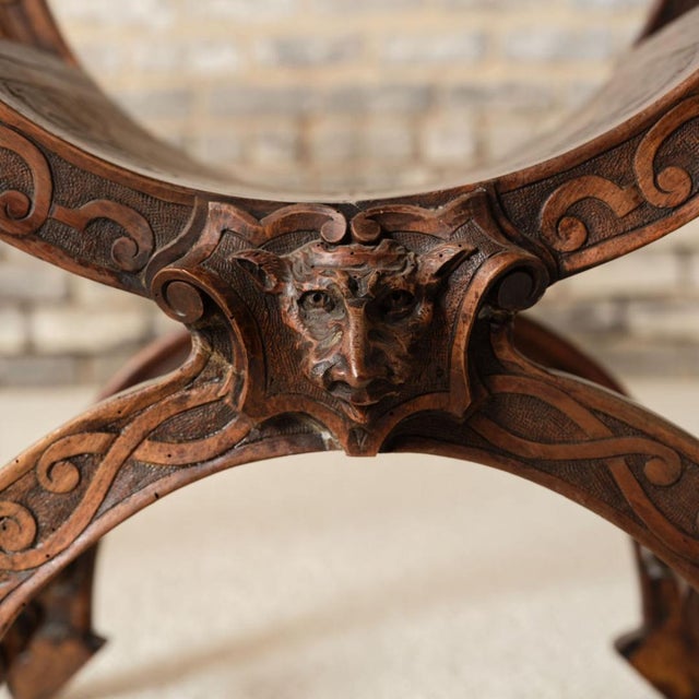 Wood 1800s French Wooden Armchair For Sale - Image 7 of 13