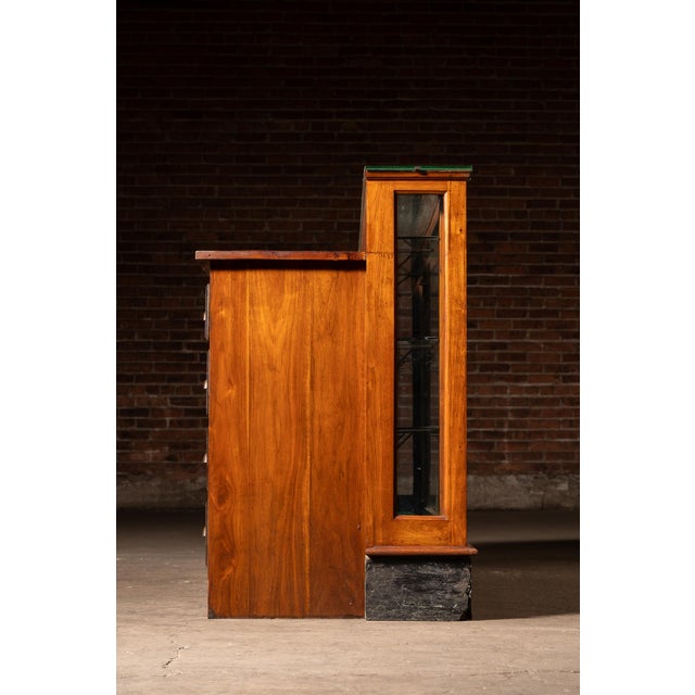 Early 20th Century General Store Display Counter With Glass Showcase For Sale - Image 9 of 17