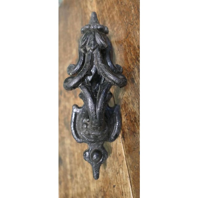 Victorian Iron Door Knocker For Sale - Image 4 of 8