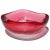 Seguso Vntage Murano Seguso 1952 Pink Incalmo Rim White Merletto Ribbons Italian Art Glass Decorative Bowl For Sale - Image 4 of 6