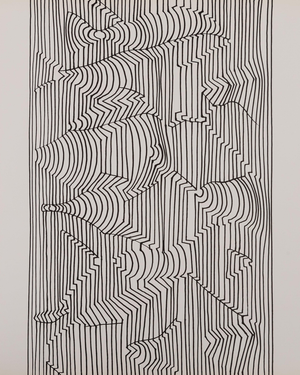 Victor Vasarely, NAISSANCES I, Lithograph