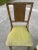 Vintage Mid Century Boho Chic Rattan Chairs With Green Fabric Seats Set of 2 For Sale - Image 4 of 11