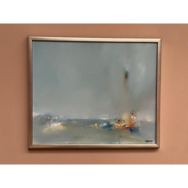 Jan Ed, Seascape, 1986, Oil on Canvas, Framed For Sale - Image 12 of 18