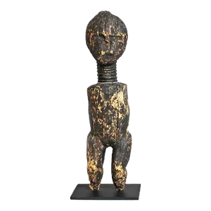 1900s Antique Carved Asante Figure