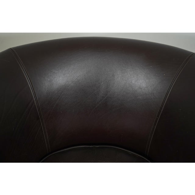 Pair of Theodore Alexander Leather Club Chairs Chairish