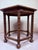 Spanish Hexagonal Wood Side Table with Turned Legs, 1930 For Sale - Image 9 of 10