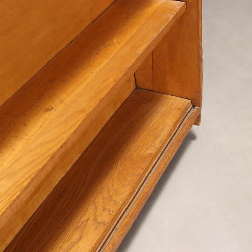 Vintage Italian Bookcase in Maple Veneer, 1960s For Sale - Image 6 of 9