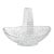 Vintage American Pressed Glass Basket Relish Candy/Dish W/Handle 7” X 3” X .45” For Sale