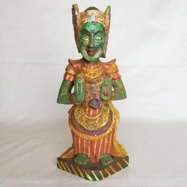 Early 20th Century Indonesian Carved Figure For Sale - Image 9 of 9