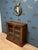 Wood Small Antique Bookcase in Walnut, 1890s For Sale - Image 7 of 17