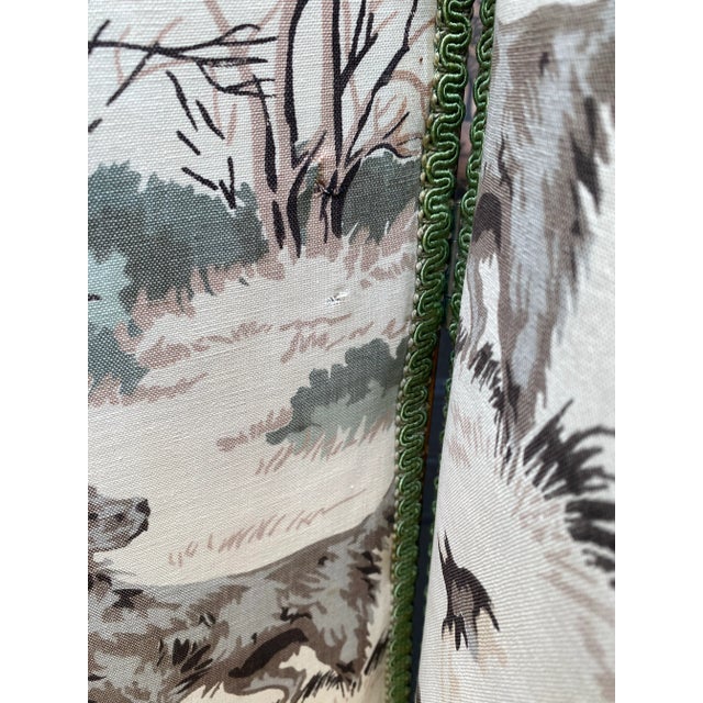 Vintage Ralph Lauren Style Reversible 5-Panel Room Divider – Farmhouse Rustic Cabin Wood Double-Sided Screen For Sale - Image 11 of 12