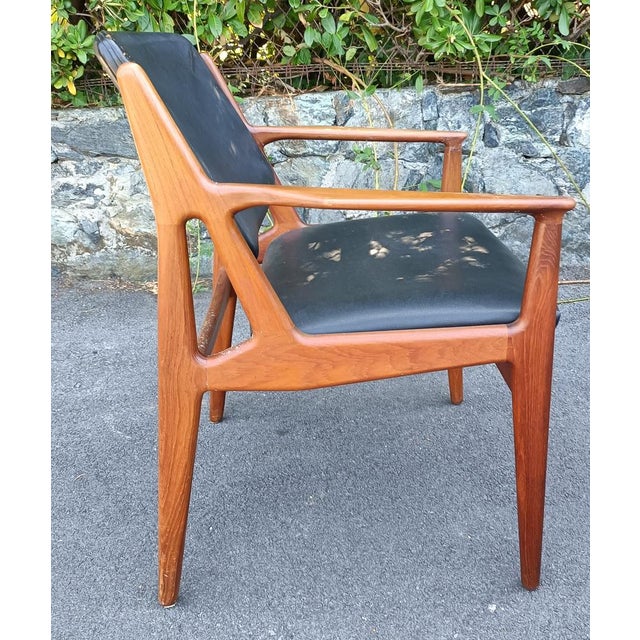 Armchair in Teak by Arne Vodder for Vamo Mobler For Sale - Image 3 of 5