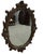 Brown Raschella Home Design French Regency Hanging Wall Mirror Gold Carved For Sale - Image 8 of 10