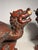 Wood Pair of Late 19th Century Hand Carved Wood Antique Chinese Longgui Dragons Aka Dragon Turtles For Sale - Image 7 of 12