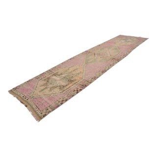 Vintage Anatolian Wool Runner For Sale