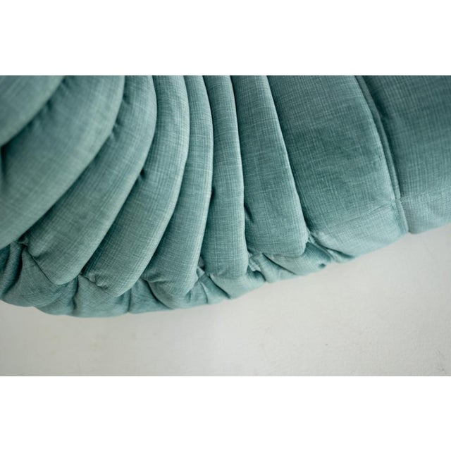 Togo Lounge Chair and Mint Velvet by Michel Ducaroy for Ligne Roset, 1973, Set of 2 For Sale - Image 15 of 18
