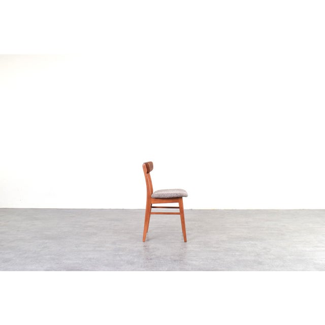 1960s Mid-Century Danish Teak and Wool Dining Chairs from Farstrup, 1960s, Set of 4 For Sale - Image 5 of 13