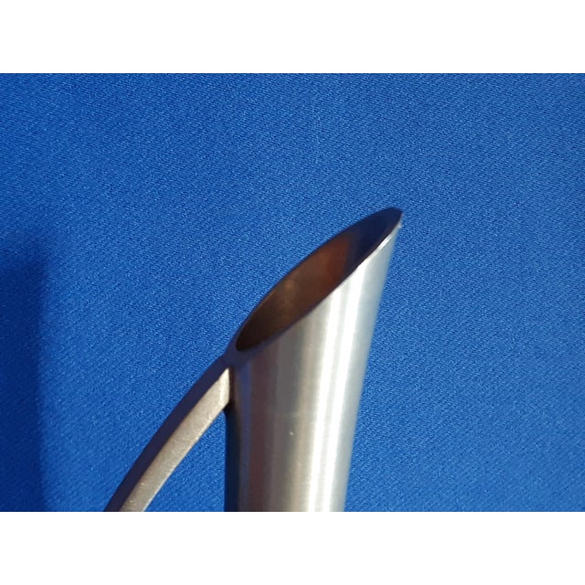 Metal 1970s Small Kirk Pewter Modern Design Pitcher For Sale - Image 7 of 11