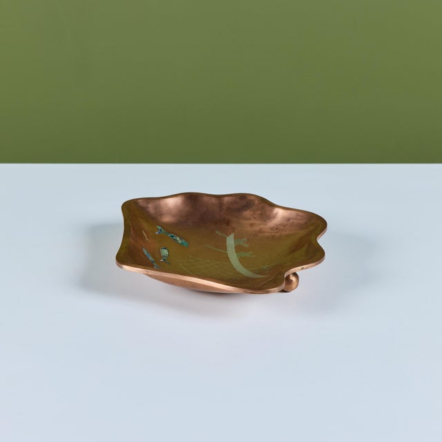 Metal Los Castillo Mixed Metal Bowl For Sale - Image 7 of 13