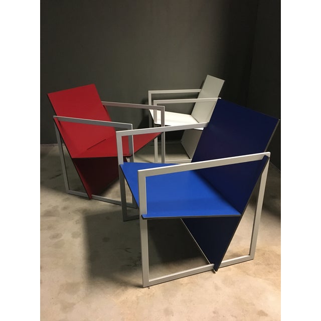 Vintage Spectro Lounge Chairs by Hank Kwint for Lourens Fisher, 1990s, Set of 3 For Sale - Image 12 of 13
