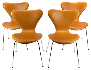 Model 3107 Chairs by Arne Jacobsen, Set of 4