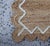 Handwoven Natural Jute Doormat Rug With Raised Zigzag Ivory 3d Border For Sale - Image 6 of 10