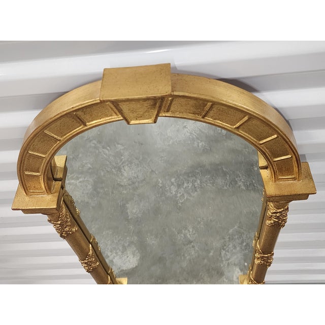 Carver's Guild Garden Niche Gilwood Mirror For Sale In New York - Image 6 of 12