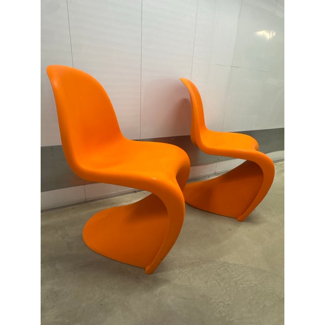 1990s Vintage, Post Modern 1990s Pantonstolen (Vernor Panton) Chair Pair (2) For Sale - Image 5 of 12