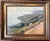 Late 19th Century Antique 19th Century French Impressionist Landscape Oil Painting of the Riviera / Mediterranean Sea Coast For Sale - Image 5 of 9