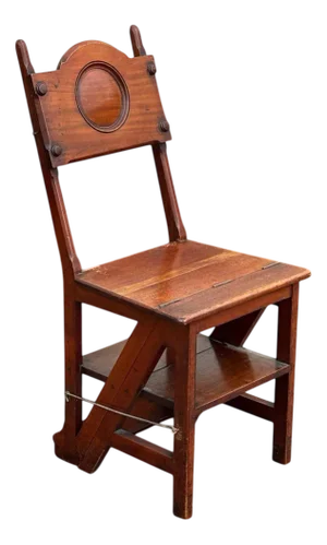 Metamorphic Mahogany Chair, 1890