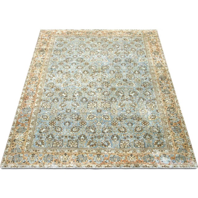 1940s 1940s Persian Tabriz Rug For Sale - Image 5 of 7
