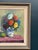 Eric Lundgren, Asters in Ceramic Vase, 1950s, Oil on Canvas, Framed For Sale - Image 4 of 18