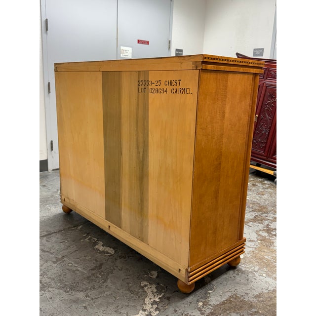 Brown Hickory White "Genesis" Collection Dresser For Sale - Image 8 of 12