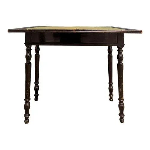 Vintage Black Games Table For Sale - Image 10 of 10