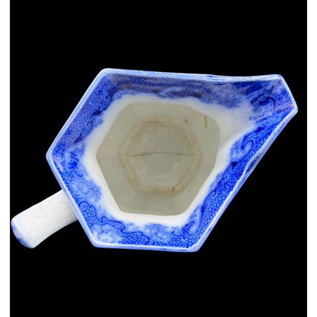 Blue & White Pitcher “ Whampoa Pattern “ For Sale In New York - Image 6 of 8